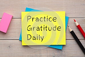 Practice Gratitude Daily photo