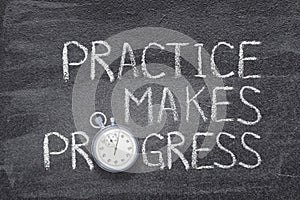Practice makes progress watch