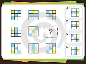 Practice Questions Worksheet for Education and IQ Test [Answer is A