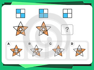 Practice Questions Worksheet for Education and IQ Test [Answer is A