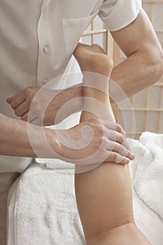 Practice of reflexotherapy photo