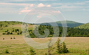 Praded hill in Czech mountains, Jeseniky