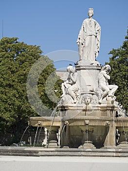 Pradier fountain, NÃ®mes, France