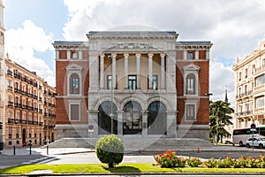 Museo del Prado facade, Madrid, Spain