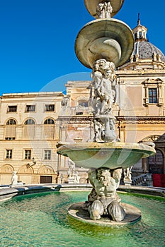 Praetorian Fountain. Palermo, Sicily, Italy