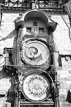 Prague Astronomical Clock in the Old Town of Prague