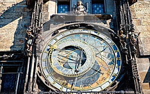 Prague Astronomical Clock in the Old Town of Prague