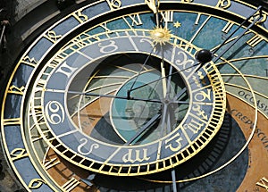 Prague astronomical clock or orloj