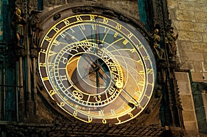Prague Astronomical Clock, Orloj, in the Old Town of Prague
