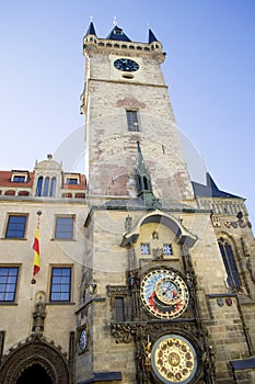 The Prague Astronomical Clock, or Prague Orloj