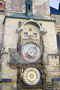 The Prague Astronomical Clock, or Prague Orloj