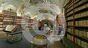 Prague-baroque library photo