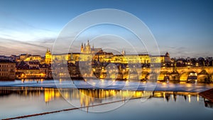 Prague Castle and Charles Bridge