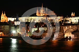 Prague Castle and the Charles Bridge