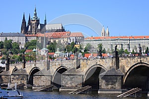Prague Castle & Charles Bridge in Prague