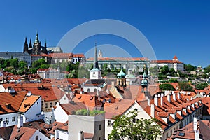 Prague Castle & city skyline