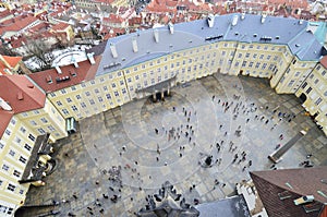 Prague castle courtyard