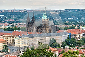 Prague castle and Historicl buildings