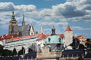 Prague Castle Hradcany cityscape