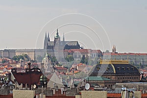 Prague Castle and National Theater