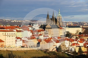 Prague castle panorama, czech republic
