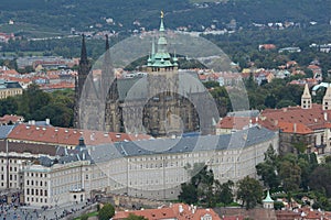 Prague Castle and St. Vitus Cathedral photo