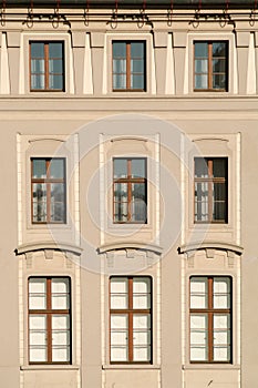 Prague castle windows photo