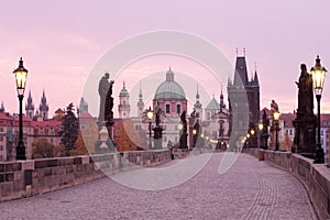 Prague charles bridge