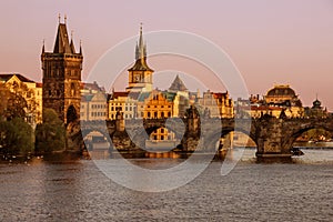 Prague Charles bridge, Czech Republic