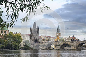 Prague - Charles bridge, Czech Republic.