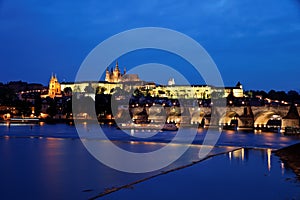 Prague, Charles Bridge and Prague Castle