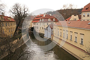 Prague. Chertovka river