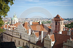 Prague city architecture