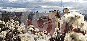 Prague city, Autumn view, Historically place