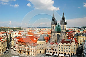 Praha panoráma města 