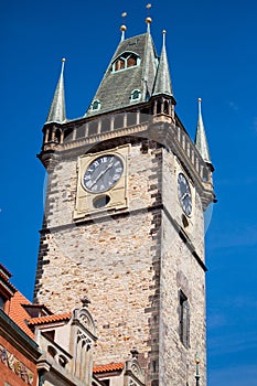 Prague clock tower