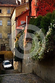 Prague courtyard