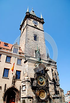 Prague, Czech Rep: Old Town Hall Tower