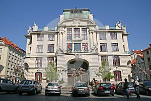 New City Hall Nova Radnice is seat of Mayor of Prague, Prague City Council and other authority departments