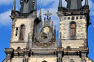 Prague Czech Republic Church of Our Lady Before Tyn