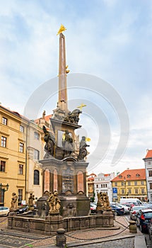 Column of the Holy Trinity in Prague City