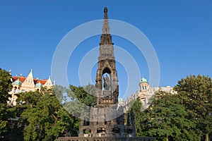 Prague, the Czech Republic - Monument to Francis I, the first Em