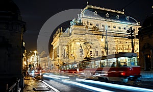 Prague Czech Republic nighttime