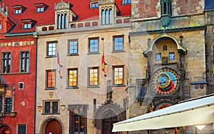 Prague, Czech Republic, old town square and Astronomical Clock Tower