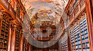 Library of Strahov monastery, Prague, czech republic