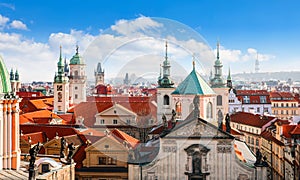 Prague Czech Republic. View at old town