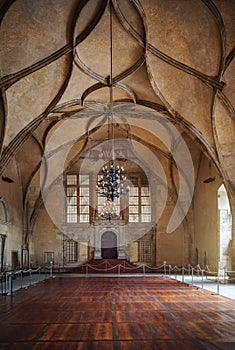 Vladislav Hall in the Old Royal Palace at Prague Castle - Prague, Czech Republic