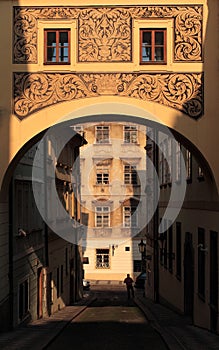 Prague elevated corridor photo