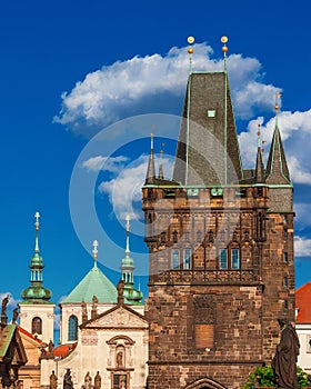 Prague historical center architectures