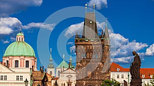 Prague historical center architectures